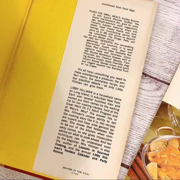 Vintage cookbook for entertaining - Picture 7 of 12
